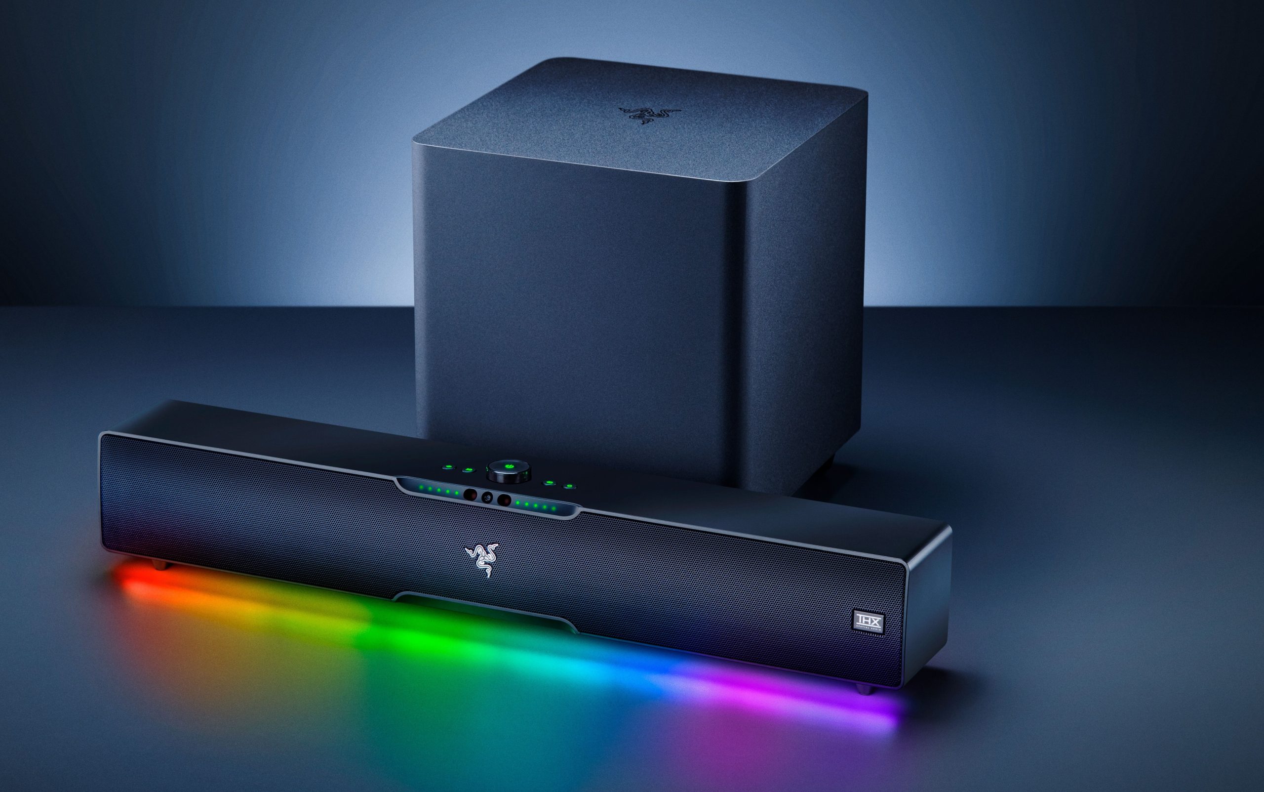 Razer's $400 soundbar has a creepy camera to help emit surround