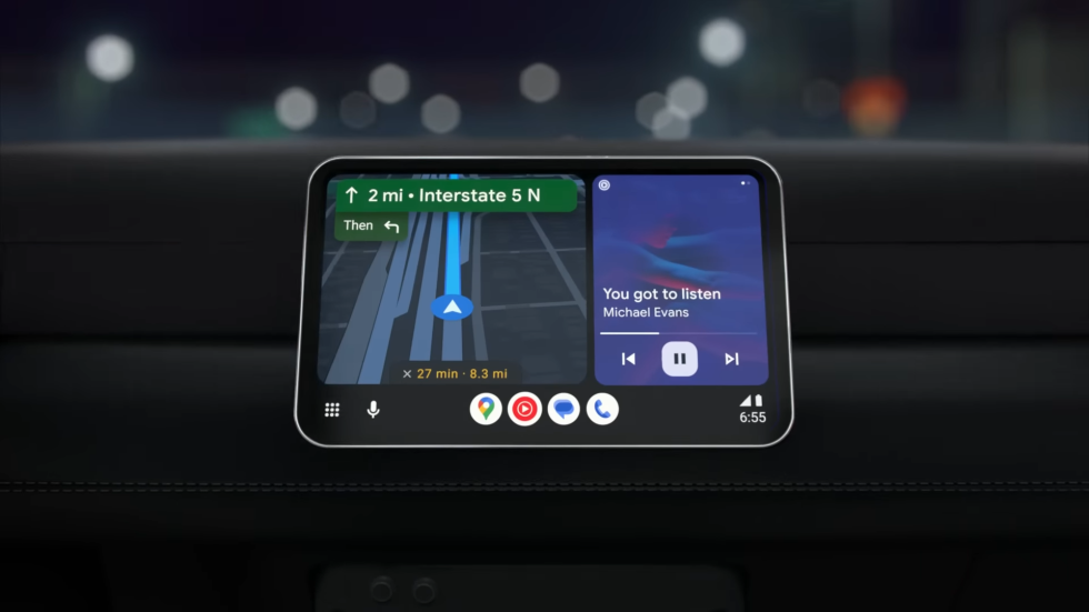 Google’s split-screen Android Auto revamp is rolling out now - Ars Technica