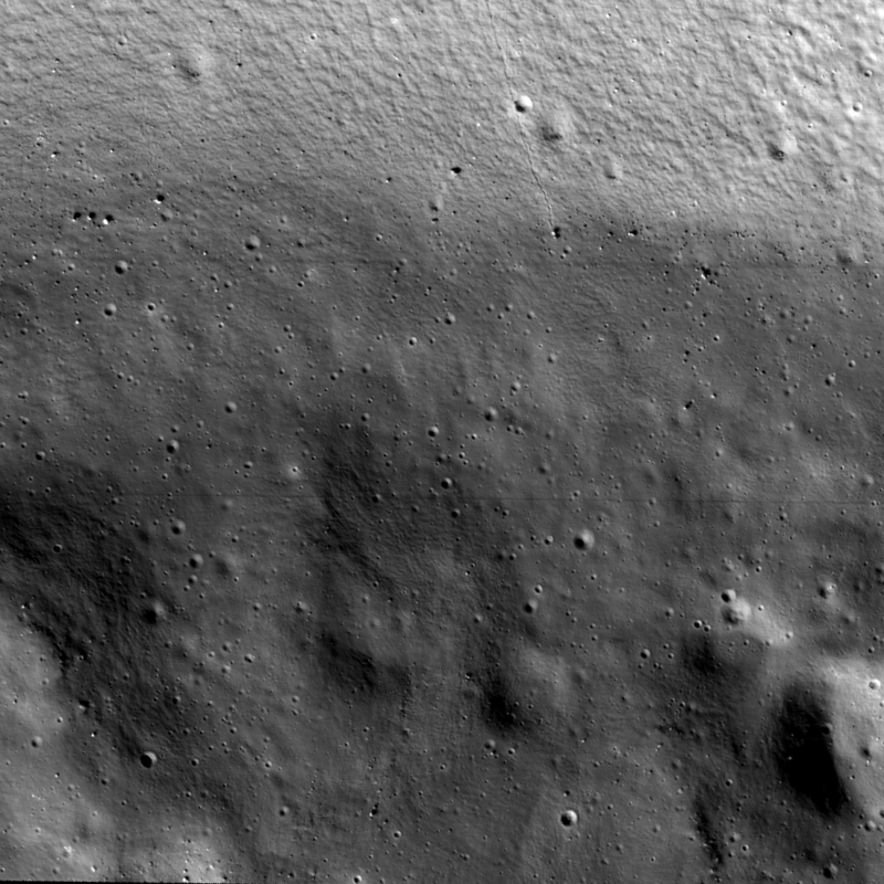 The archetypal  ShadowCam representation  from orbit reveals the permanently shadowed partition  and level  of Shackleton Crater successful  never-before-seen detail.