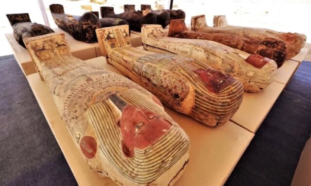 Last year, archaeologists discovered a cache of 250 complete mummies in painted wooden sarcophagi at the Saqqara necropolis near Cairo