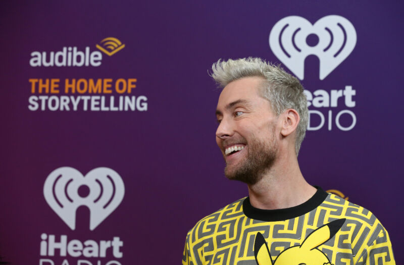 Lance Bass attends the 2022 iHeartRadio Music Festival in Las Vegas.