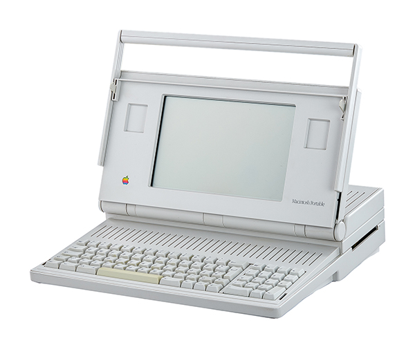 The Macintosh Portable weighed a whopping 16 lbs and was discontinued in 1991.