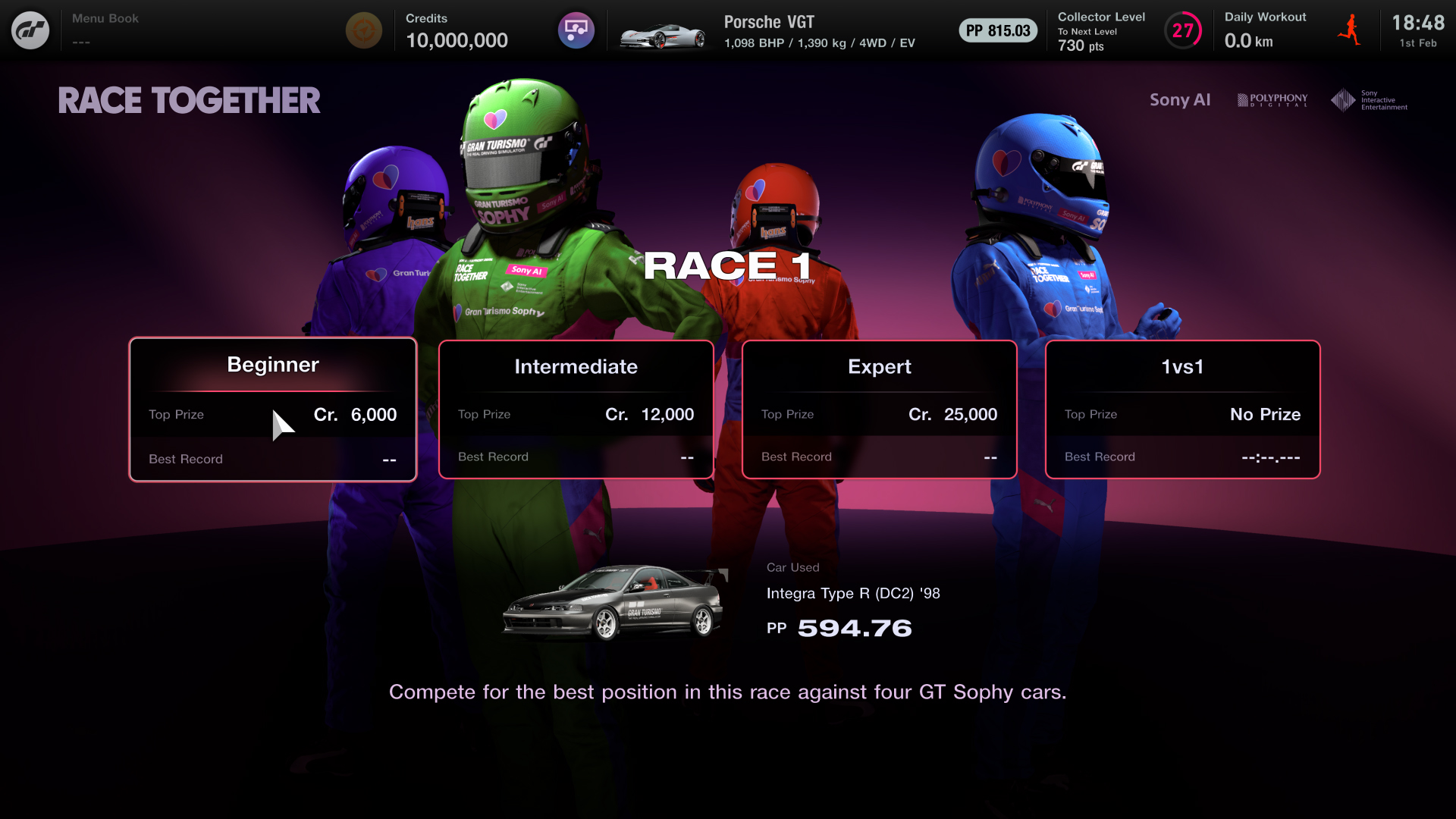 Race against Sony's AI in 'Gran Turismo 7' for a limited time