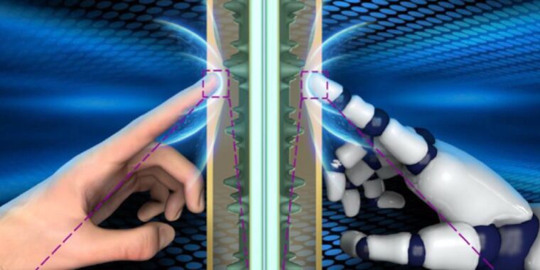 Dieser bionische Finger verwendet Berührungen, um in menschliches Gewebe, Elektronik, zu „sehen“.