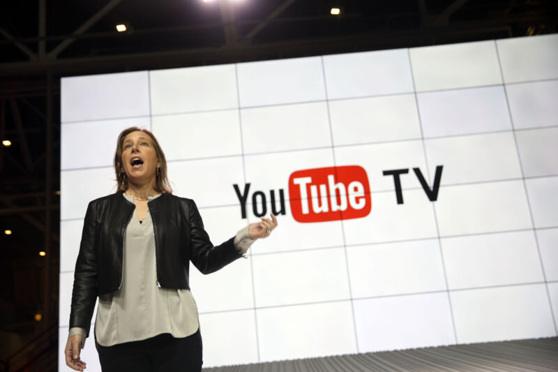 Susan Wojcicki launched one of the company's new verticals, YouTube TV, in 2017. 