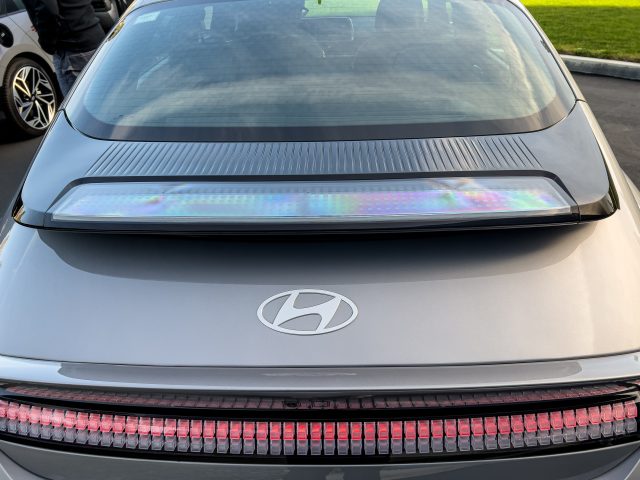 Hyundai Ioniq 6 rear wing