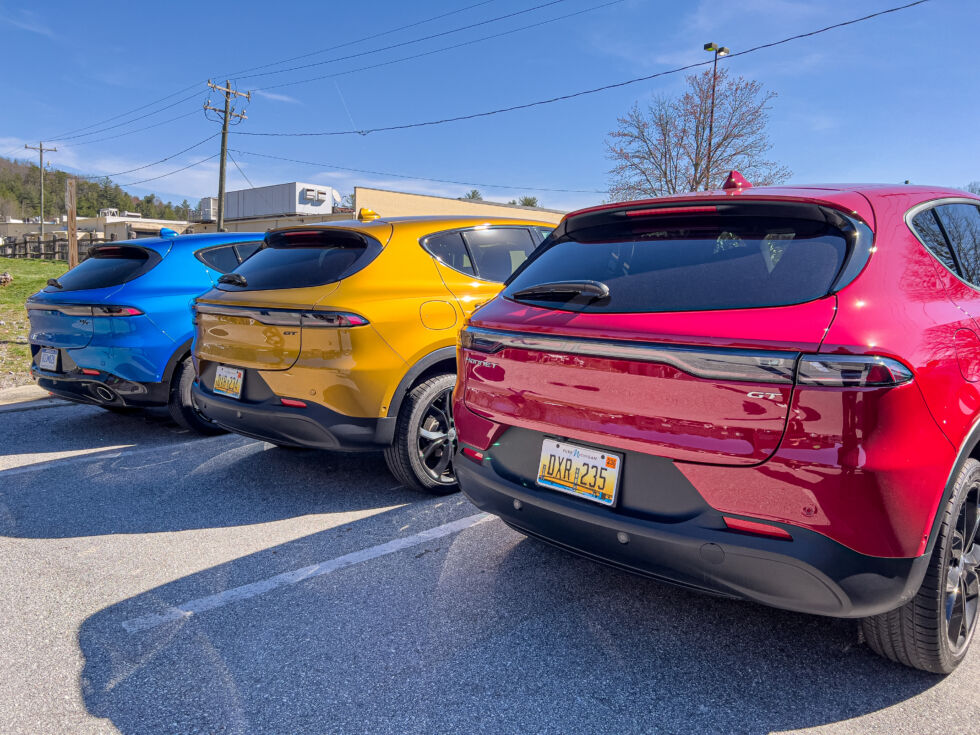 It's refreshing to have a new car show up in such bold colors.