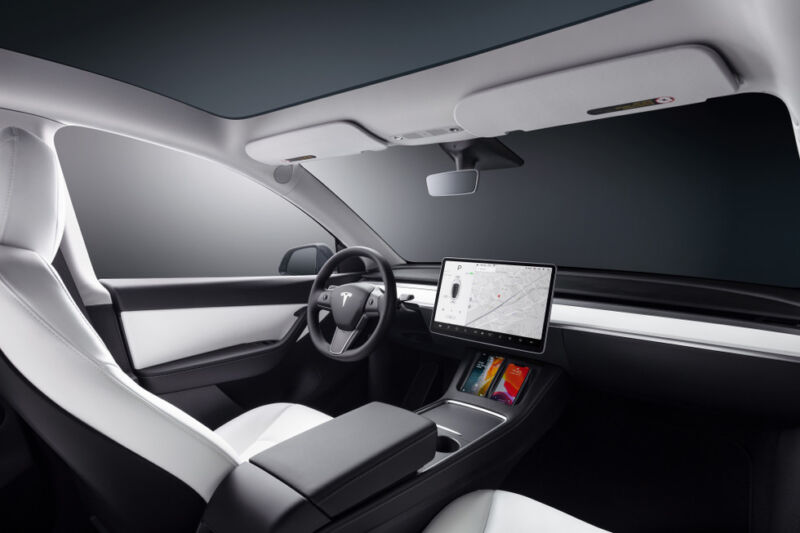 Tesla Model Y interior