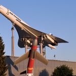 Image of a supersonic jet airliner.