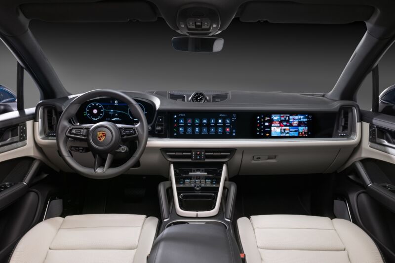 The 2024 Porsche Cayenne interior