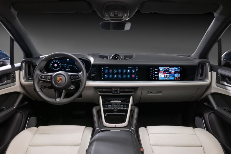 Buttons are back at Porsche as we see the 2024 Cayenne interior Ars