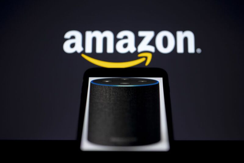Alexa with Amazon logo