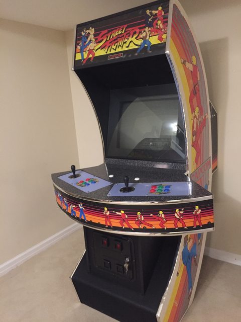 Street Fighter (1987) - Art Gallery / Arcade Cabinet Design