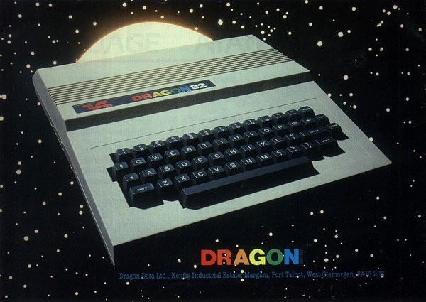 O computador Dragon Data Dragon 32.