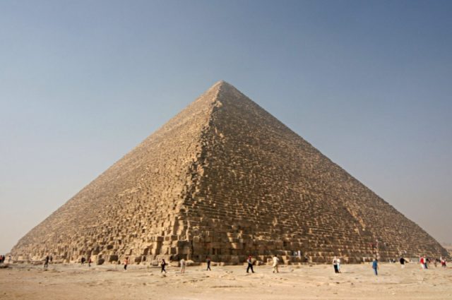 La gran pirámide de giza.