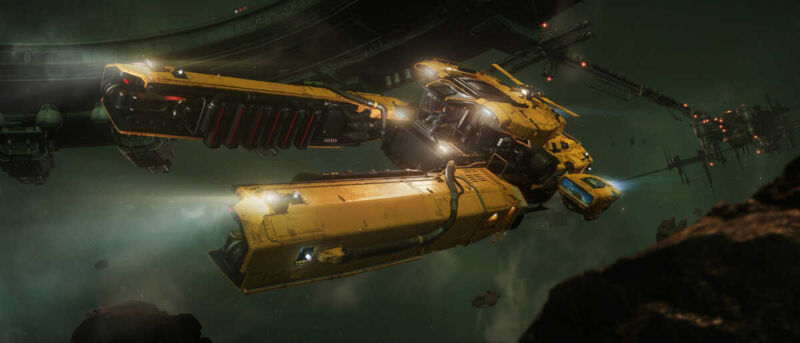 For an unreleased game, <em>Star Citizen</em> still has some really pretty ships...
