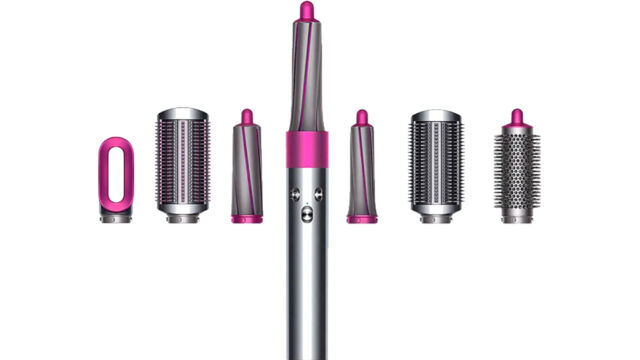 Dyson Airwrap comes with plenty of styling attachments to work on hair types from curly to straight.
