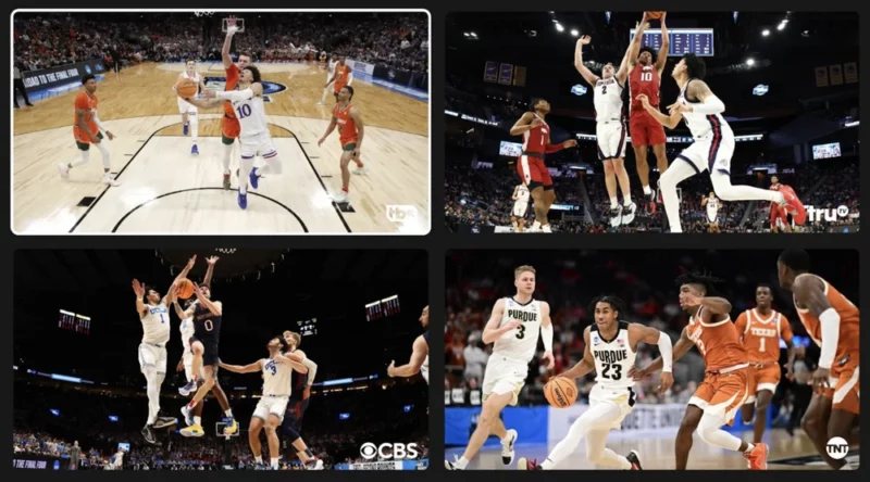 Para la NBA se lanzó YouTube "vista múltiple," que llegará a Sunday Ticket.  Son cuatro juegos en pantalla dividida.