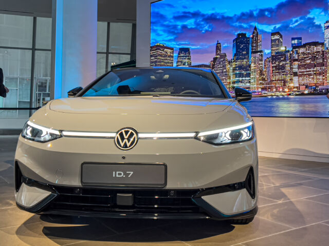 The VW ID.7—a new electric motor and a streamlined sedan shape