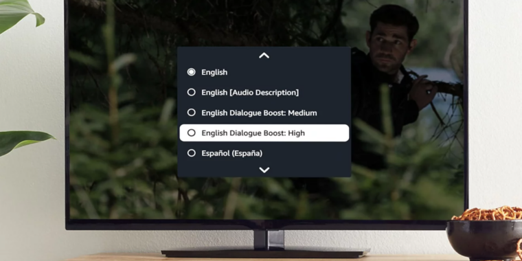 Amazon introduit une nouvelle fonctionnalité pour rendre intelligible le dialogue dans ses émissions de télévision
