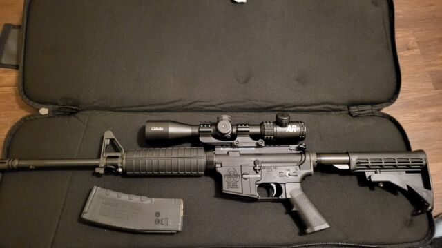 A post on Garcia's Facebook profile displays this gun with the caption, "She's beautiful."