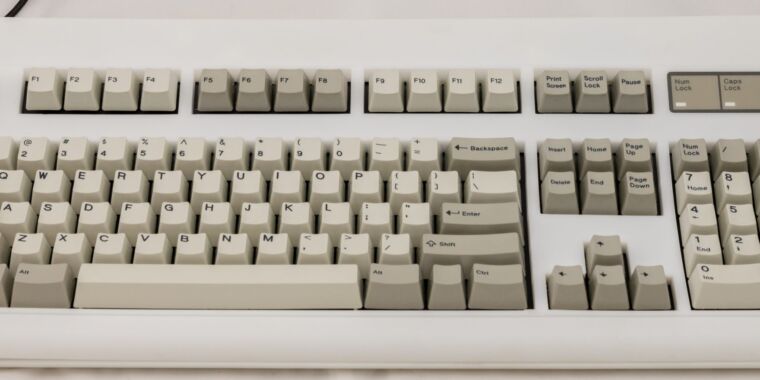 New buckling spring keyboards re-create IBM’s iconic Model F for modern computers