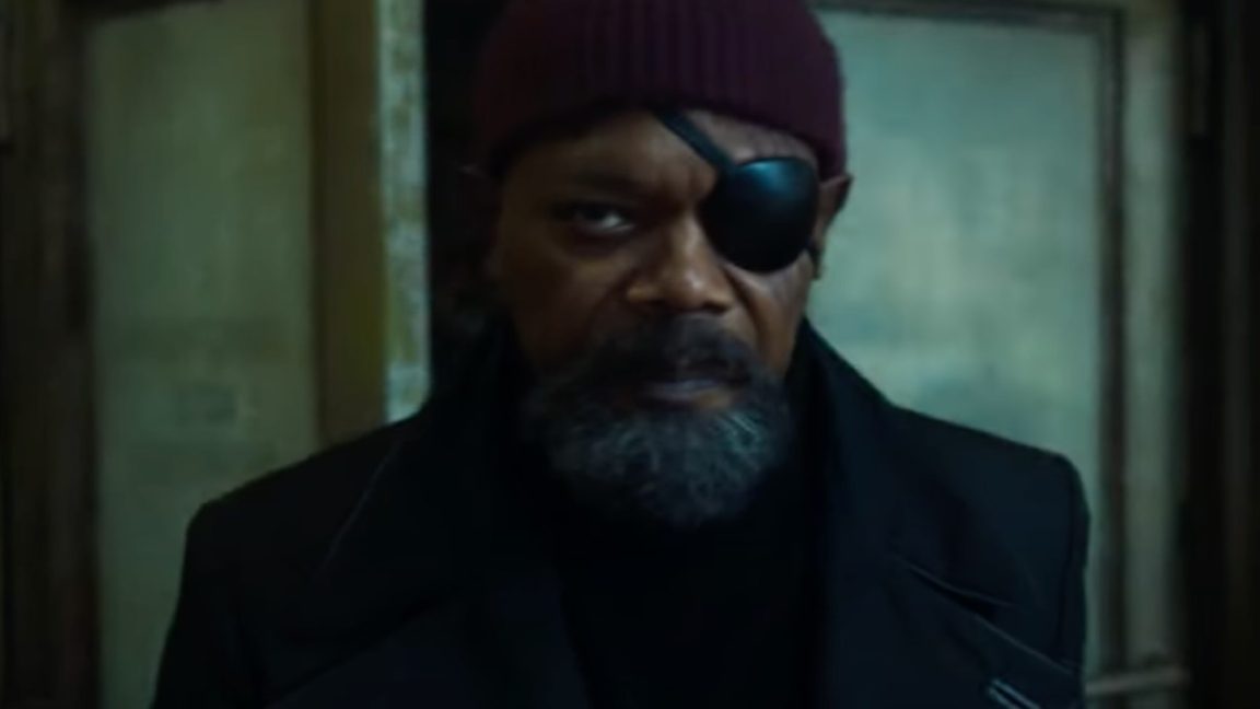 Nick Fury closeup