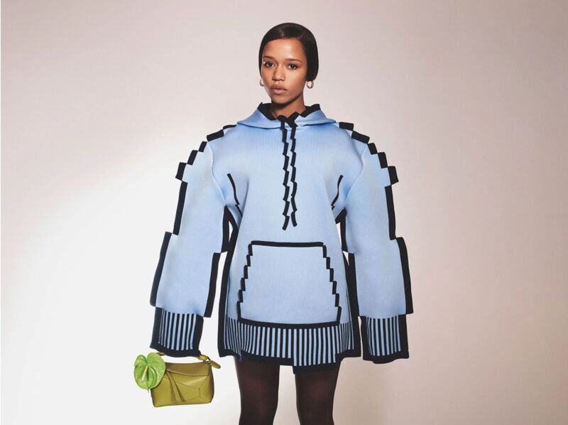 This Pixelated Clothing From 'Loewe' Looks Like Minecraft Pieces - XSM