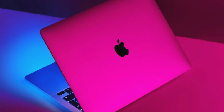macbook pink