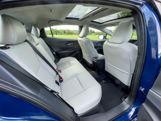 2023 Toyota Prius rear seats