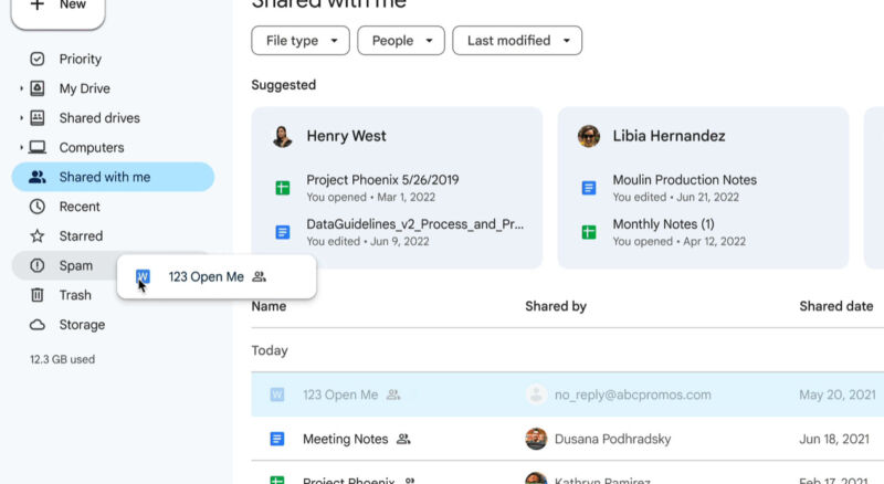 Google Drive erhält einen dringend benötigten „Spam“-Ordner für freigegebene Dateien – Ars Technica