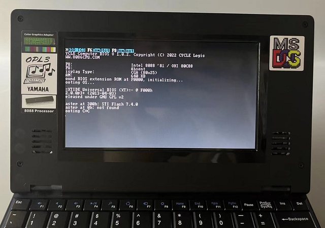 Weird AliExpress laptop with Intel 8088 CPU will take you back to 