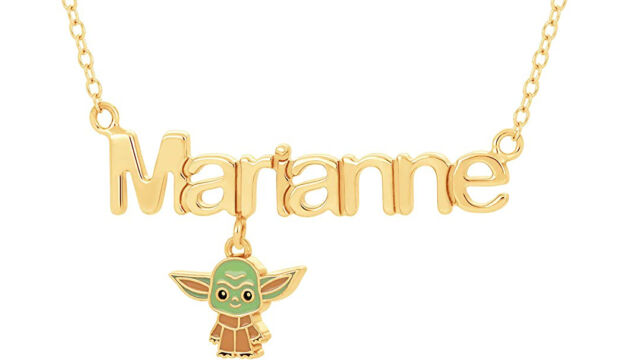 Star Wars nameplate pendant