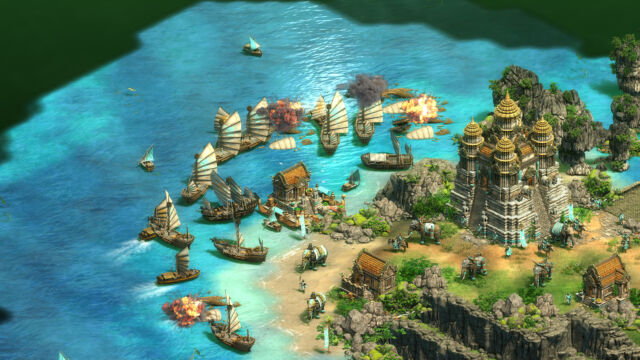<em>Age of Empires 2</em> gameplay.
