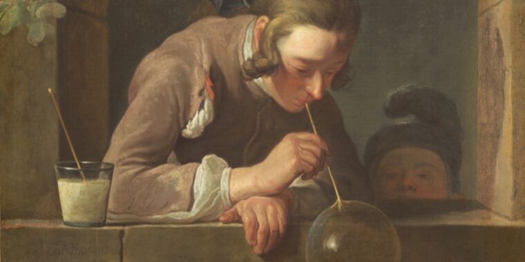 Les peintres français inspirent de nouvelles connaissances sur la physique des bulles de savon