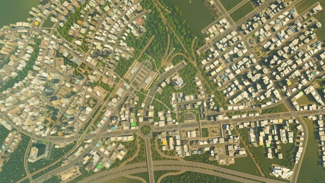 <em>Cities: Skylines</em> gameplay.