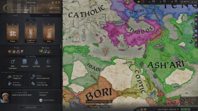 <em>Crusader Kings 3</em> gameplay.