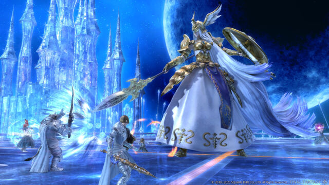 <em>Final Fantasy XIV</em> gameplay.