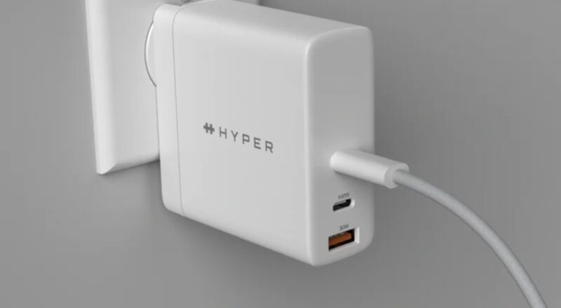 HyperJuice 140W PD 3.1 USB-C GaN Battery Charger with Adapters