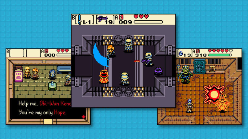 I love the look of this Zelda-inspired pixel art game