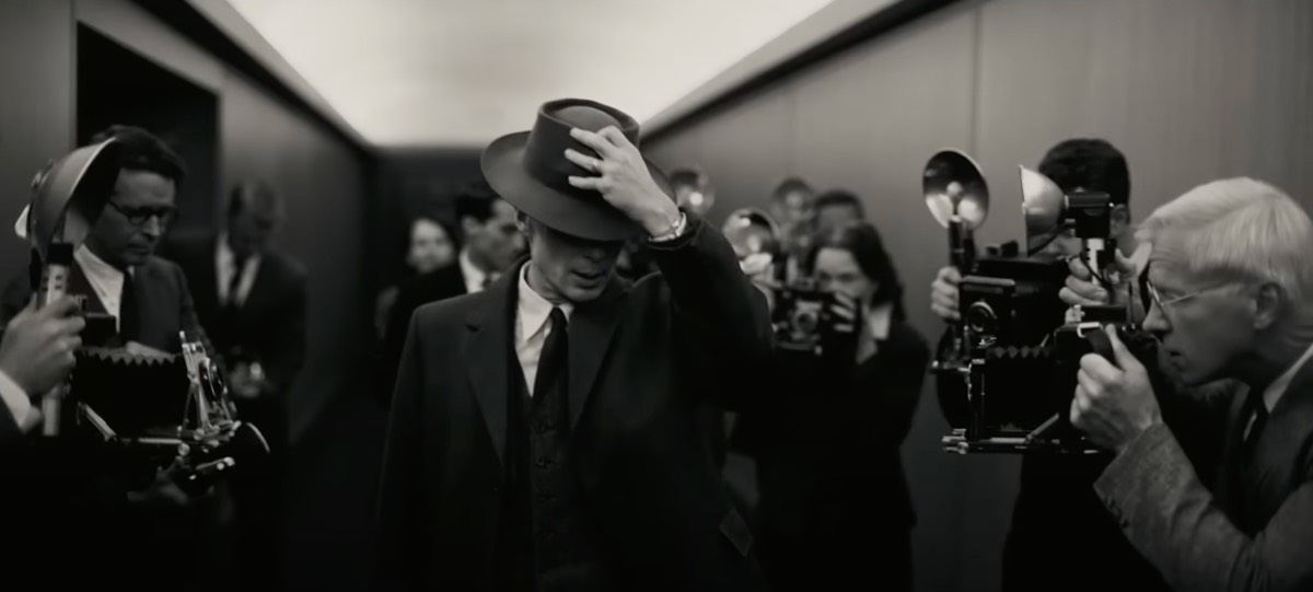 Scene shot in IMAX black and white