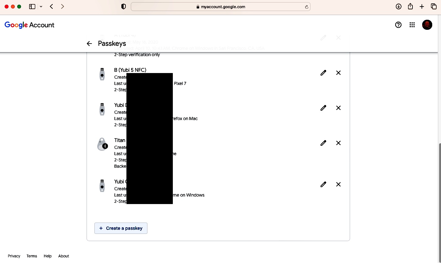 Matt's Headroom  Previewing Google's version of passkeys