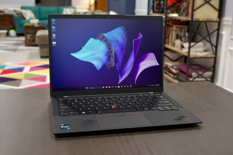 Lenovo's ThinkPad X1 Carbon Gen 11.