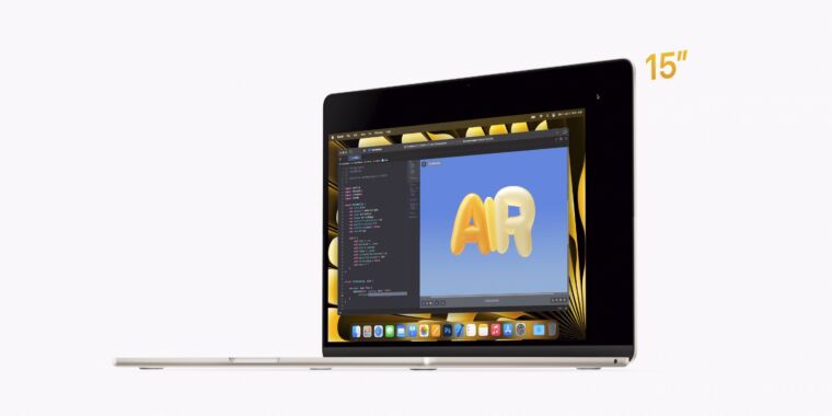 Le MacBook Air s’agrandit avec un nouveau modèle 15 pouces