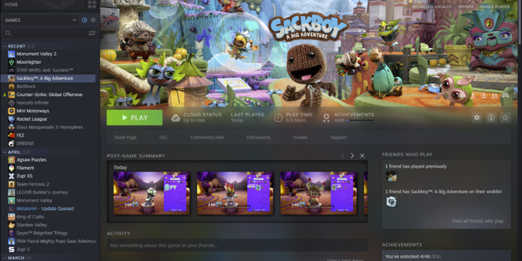 Valve is giving Steam its biggest update and overhaul in years