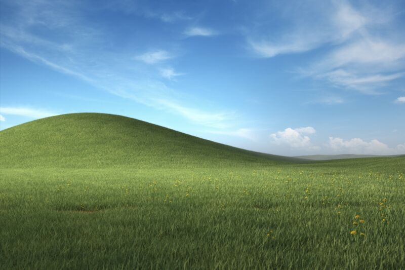 Today I stumbled upon Microsoft's 4K rendering of the Windows XP wallpaper