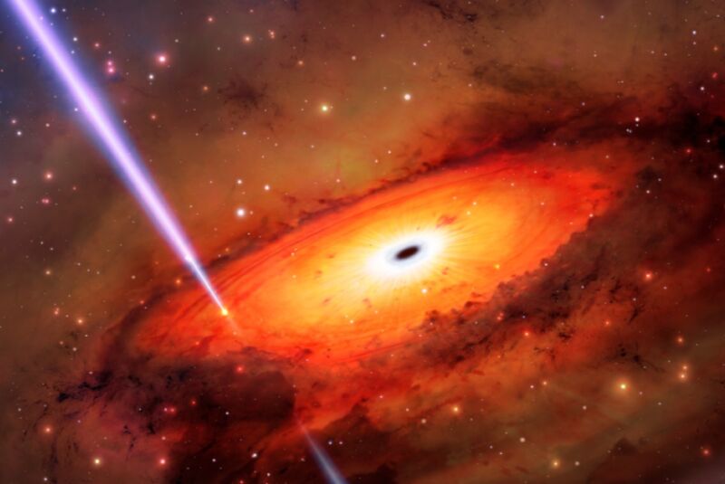 Artist’s Impression of a gamma ray burst