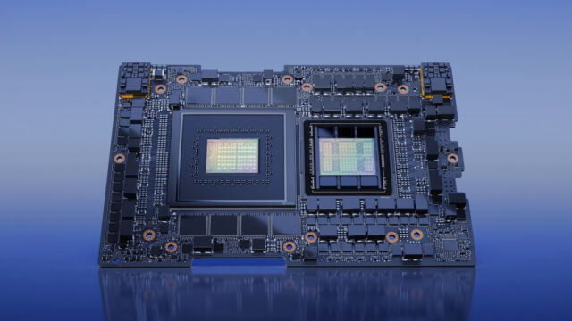 Nvidia's GH200 "Grace Hopper" AI superchip.