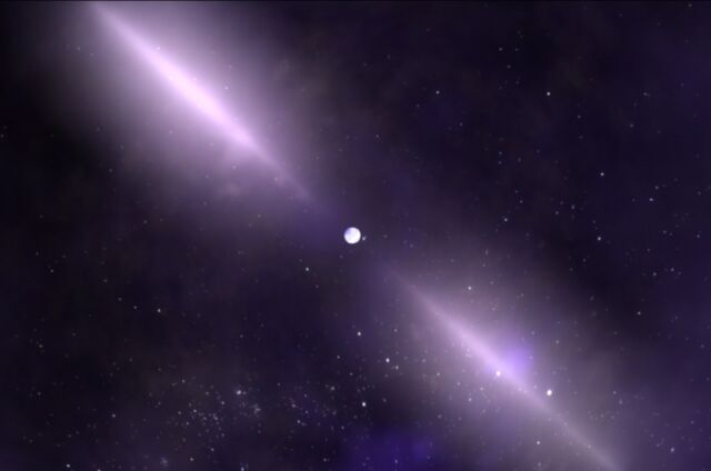 Los púlsares son estrellas de neutrones de giro rápido que emiten haces estrechos y amplios de ondas de radio.
