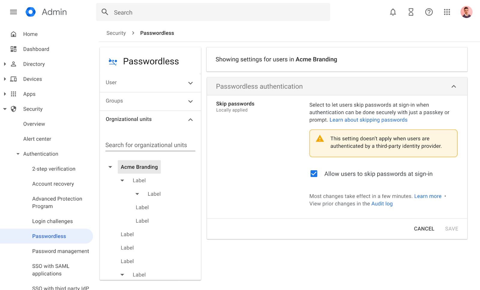 Login to Google without a password